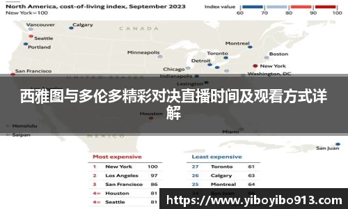 西雅图与多伦多精彩对决直播时间及观看方式详解
